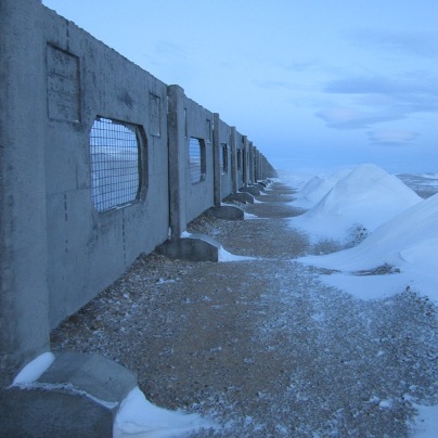 حصار برف گیر بتنی راهکاری فوق العاده برای مناطق کوهستانی