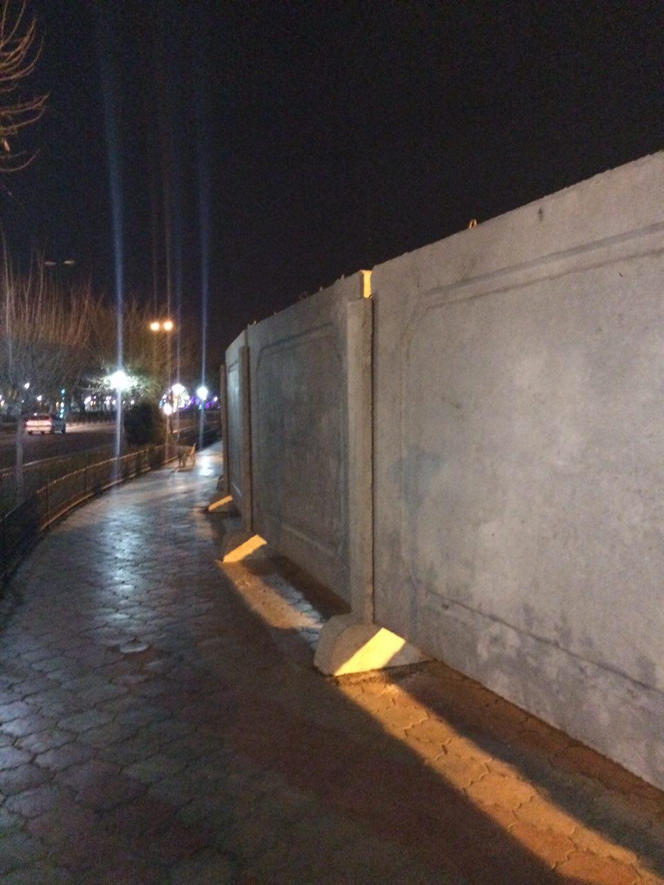 طراحی، تولید و فروش دیوار بتنی محوطه در تبریز